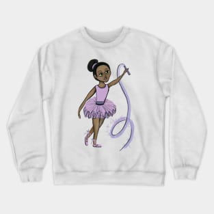 Ballerina purple dress Crewneck Sweatshirt